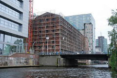 Restauration historischer Architektur Hamburg Harburg - Harburger Mühlenbetriebe - Bahnhofskanal (2007)