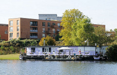 Hausboot am Billeufer - Neubauten in Hamburg Hamm Süd