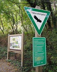 Schilder Naturschutzgebiet - Hamburg Rissen; Wittenberger Heide, Elbwiesen.