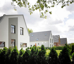 Neubaugebiet am Immenhorstweg in Hamburg Bergstedt, Hamburger Bezirk Wandsbek.