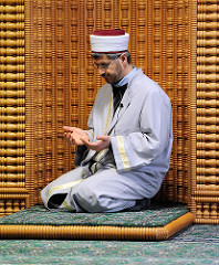 Imam Ibrahim Sökmen - Gebetsnische, Qibla-Wand.