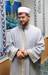 Vorstandsvorsitzende der Eyüp Sultan Moschee-Gemeinde und Imam Ibrahim Sökmen