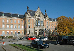 Hamburg Neustadt - Architektur in der Hansestadt - Strafgerichtsgebäude am Sievekingplatz.