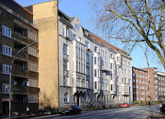 Gründerzeitarchitektur - Gründerzeitwohnhäuser in der Kieler Strasse, Hamburg Altona