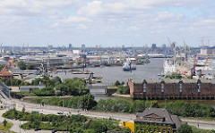 Hamburger Luftbild  - Blick auf den Hansahafen - Hamburg Panorama.