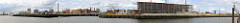 Panorama Hamburger Hafencity - Kreuzfahrtterminal - Hafencityuniversität Baustelle Baakenhafen; Versmannkai