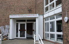 Eingang Johannes Brahms Konservatorium - Groß Flottbek.