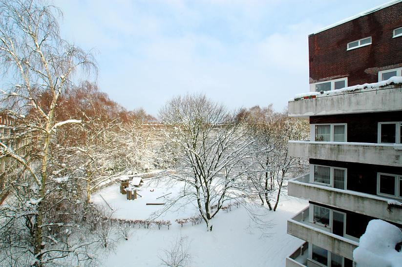 bildarchiv hamburg com Foto Blick im  Winter  auf einen 