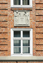 Fassadendekor Altonaer Spar- und Bauverein - Hamburg Bahrenfeld - Architekturgeschichte in Hamburg.