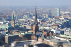 Rathaus + Petrikirche Hamburg