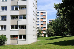Hochhäuser in Hamburg Wilstorf - Bilder aus den Hamburger Stadtteilen und Bezirken.