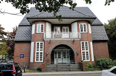 ehem. Polizeistation an der Lübecker Strasse - Backsteingebäude, Architekt Oberbaudirektor Fritz SChumacher.