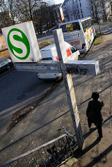 S-Bahnhaltestelle Diebsteich -  Hamburg Altona-Nord. (12/2009)