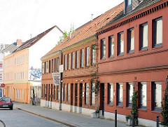 Historisches Gebäude der  Drahtstiftefabrik Feldtmann in Hamburg Ottensen. Denkmalschutz in Hamburg.