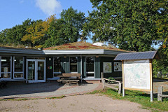 NABU / Naturschutzbund, Infohaus am Duvenstedter Brook.