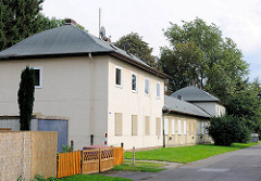 Leerstehende zum Abriss vorgesehene Wohnanlage in Hamburg Neuland.