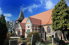 Kirchenarchitekur Hamburg Landkirchen St. Nicolaikirche Stadtteil Hamburg Altengamme