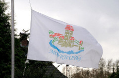 Fahne von Moorburg - Wappen des Stadtteils.