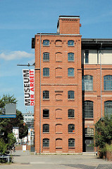 Gebäude des Museums der Arbeit auf dem ehemaligen Gelände der New-York-Hamburger Gummi-Waaren-Compagnie.