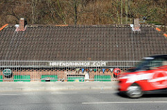 Sturmflutsicherung - Strassenerhöhung beim Altonaer Hafenbahnhof.