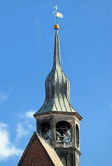 Kirchturm der Klosterkirche St. Bartholomäi im Lüne-Kloster in Lüneburg.
