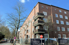 Wohnhäuser am Elisabethgehölz -  Das historische Backstein-Ensemble ELISA in Hamburg Hamm war Ausdruck der Hamburger Architektur der 1920er Jahre in der Ära des Oberbaudirektors Fritz Schumacher.