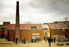 Das Kulturzentrum Zinnschmelze in Barmbek Nord - ehem. New-York Hamburger Gummi-Waaren Compagnie.