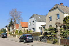 Wohnstrasse in Hamburg-Bahrenfeld.