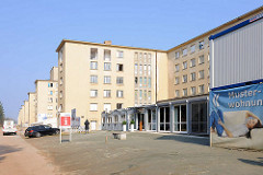 Sanierte Gebäude der ehem. KdF-Urlaubsanlage in Prora / Binz an der Ostsee.
