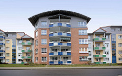 Moderne Neubauten - Seebad Binz / Rügen.