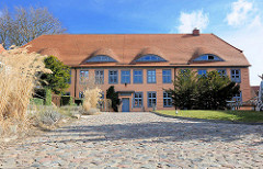 Klosterhof des ehem. Zisterziseninnenkloster in Bergen auf Rügen.