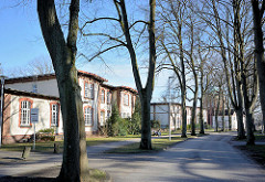 Restaurierte historische Architektur, Krankenhaus Ochsenzoll /  Asklepios Klinik Nord-Ochsenzoll.
