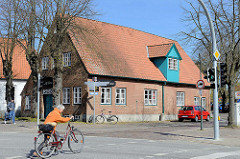Marktplatz von Wedel - historisches Wohnhaus; Kulturdenkmal.