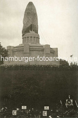 Enthüllung des Bismarckdenkmals in der Hansestadt Hamburg 1906.