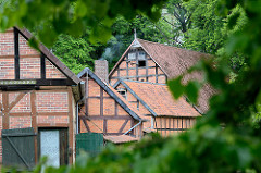 Fachwerkhäuser - Bauernhäuser im Wendland; Lübeln, Gemeinde Küsten.