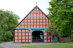 Fachwerkhaus - Bauernhaus / Rundlingsdorf  im Wendland; Lübeln, Gemeinde Küsten.