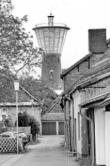 Wasserturm von Lüchow, 1957 umgebaut.