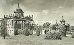 Alte Ansicht - Communs / Neues Palais in Potsdam, erbaut 1769; Wirtschaftsgebäude.