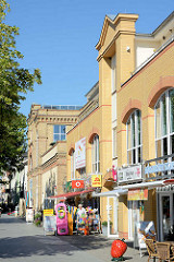 Historische Industriearchitektur - Altes Brauhaus in Werder; jetzt als Einkaufspassage genutzt.