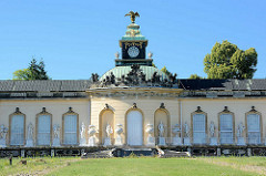 Gebäude Bildergalerie im Park des Schlosses Sanssouci in Potsdam; erbaut unter Friedrich II. (der Große) in den Jahren 1755–1764.