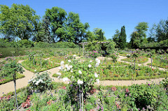 Gartenanlage beim Schloss Charlottenhof Park Sanssuci / Potsdam.