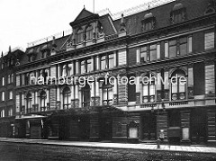 Aussenansicht - Fassade vom Conventgarten in der Kaiser-Wilhelm-Straße der Hamburger Neustadt.