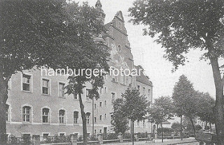 Historisches Foto vom Amtsgericht Oranienburg, erbaut 1906 - Entwurf königlichen Kreisbauinspektors Baurat Jaffé.