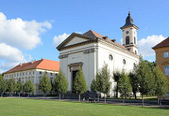 Garnisionskirche in der Garnisionsstadt Theresienstadt, Terezin - erbaut 1805.