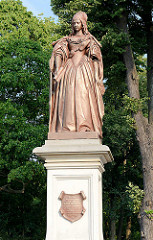 Louise-Henriette-Denkmal von Wilhelm Wolff (1858) - Schlossplatz Oranienburg.