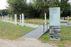 Denkmal beim ehem. Klinkerwerk Oranienburg - Großziegelei und Aussenlager vom KZ Sachsenhausen.