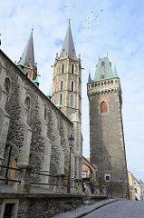 Dom in Kolín, St. Bartholomäus Kirche aus dem 13. Jahrhundert - Architekt Peter Parler.