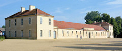 Marstall beim Rheinsberger Schloss - historisches Nebengebäude.