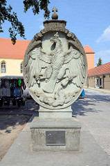 Denkmal / Kriegerdenkmal 1. Weltkrieg 1914 - 1918  - Steinrelief, Preussischer Adler