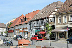 Geschäftsstrasse in Lübbenau / Spreewald - Ehm-Welk-Straße.